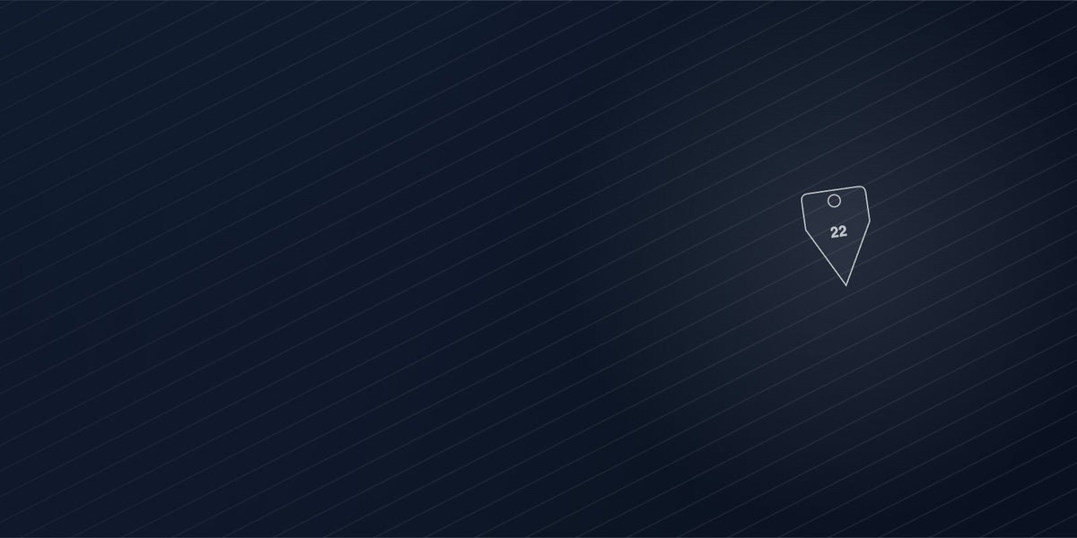 One More Mile hero banner - navy tactical background with dog tag graphic